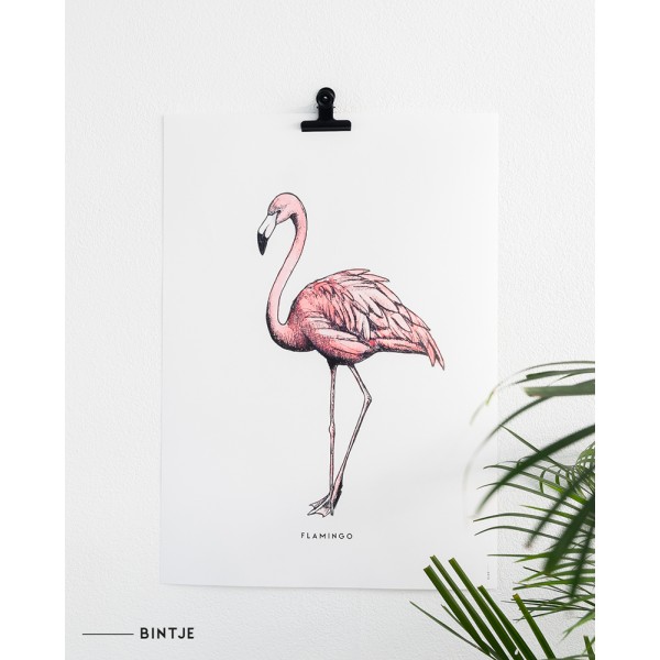 Poster 50x70 Flamingo - 5 stuks Poster 50x70 Flamingo - 5 stuks